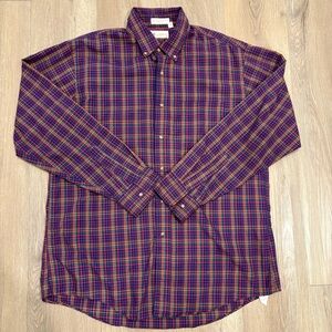 Saddlebred Men's Multicolor Plaid Button Down Shirt